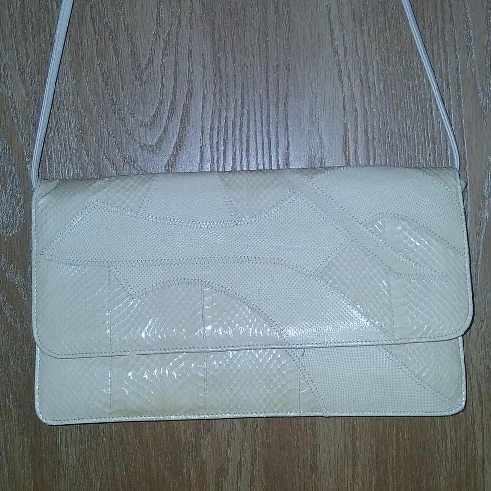 Saks Fifth Avenue Vintage Snakeskin Handbag Vintage Excellent Condition